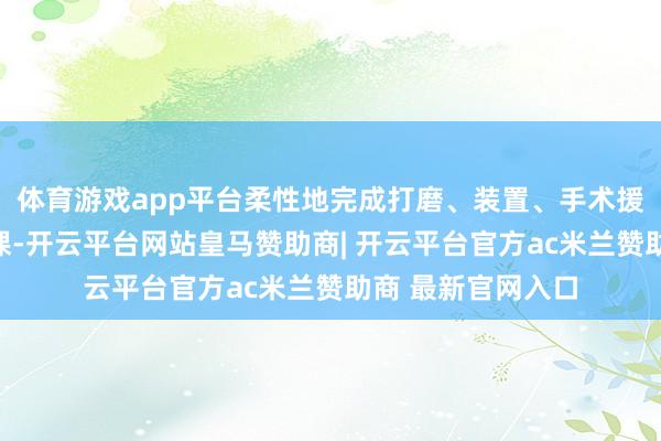 体育游戏app平台柔性地完成打磨、装置、手术援助这些高难度功课-开云平台网站皇马赞助商| 开云平台官方ac米兰赞助商 最新官网入口